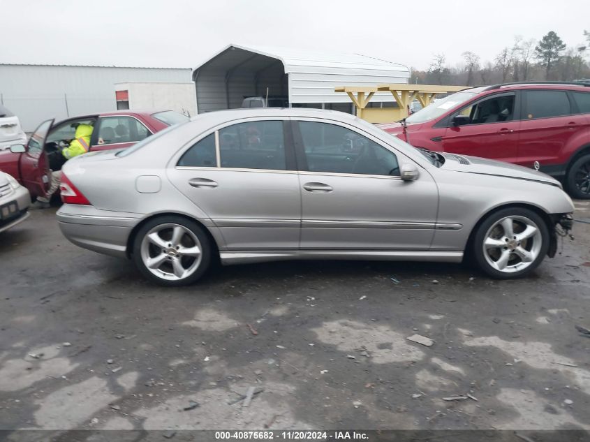 2005 Mercedes-Benz C 230 Kompressor Sport VIN: WDBRF40J95F589980 Lot: 40875682