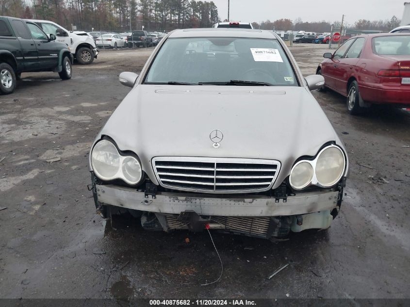 2005 Mercedes-Benz C 230 Kompressor Sport VIN: WDBRF40J95F589980 Lot: 40875682