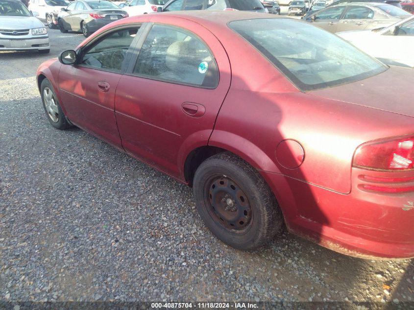 2006 Dodge Stratus Sxt VIN: 1B3EL46X76N167252 Lot: 40875704