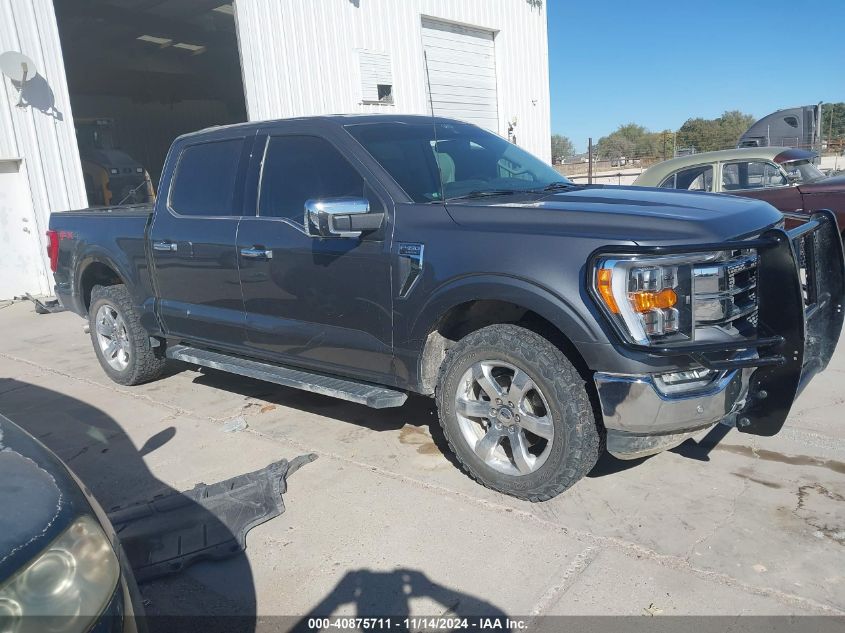 2022 Ford F-150 Lariat VIN: 1FTFW1E81NFB09097 Lot: 40875711