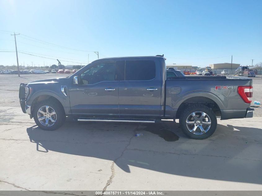 2022 Ford F-150 Lariat VIN: 1FTFW1E81NFB09097 Lot: 40875711