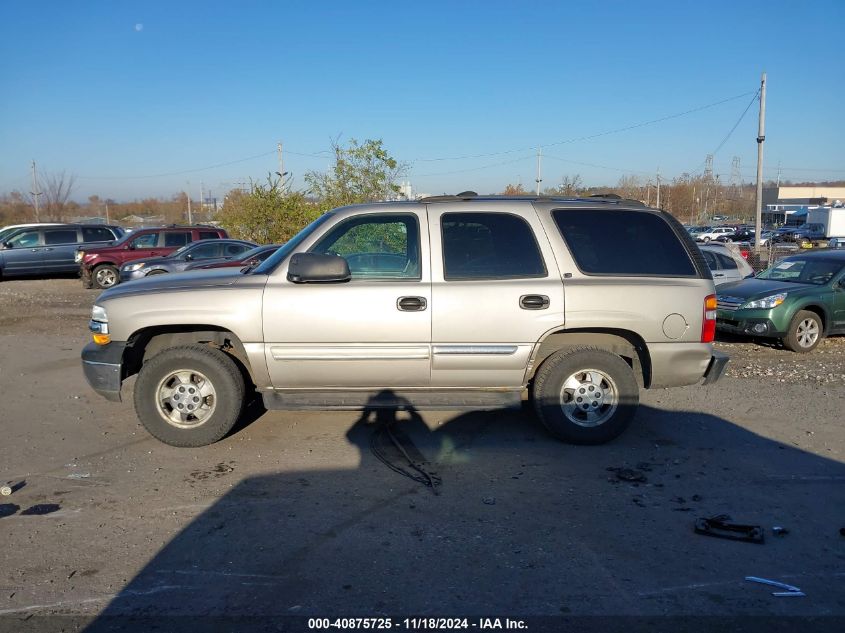 2002 Chevrolet Tahoe Ls VIN: 1GNEC13Z32J309222 Lot: 40875725