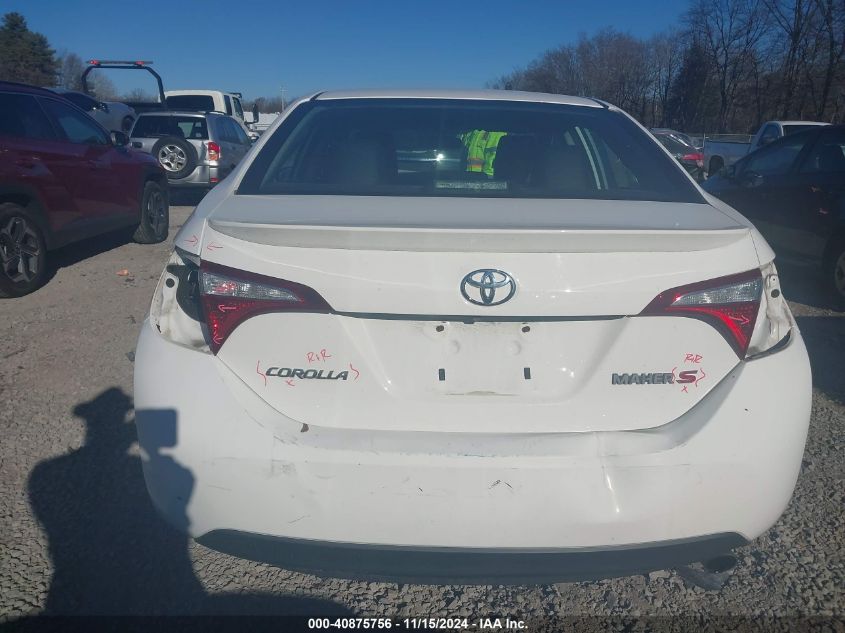 2016 Toyota Corolla S Plus VIN: 2T1BURHEXGC536357 Lot: 40875756