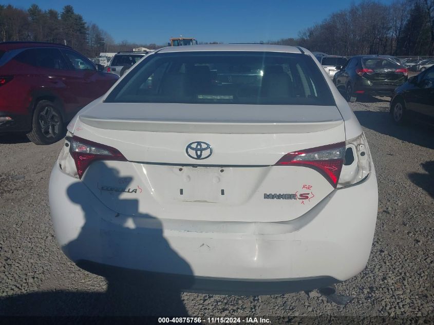 2016 Toyota Corolla S Plus VIN: 2T1BURHEXGC536357 Lot: 40875756