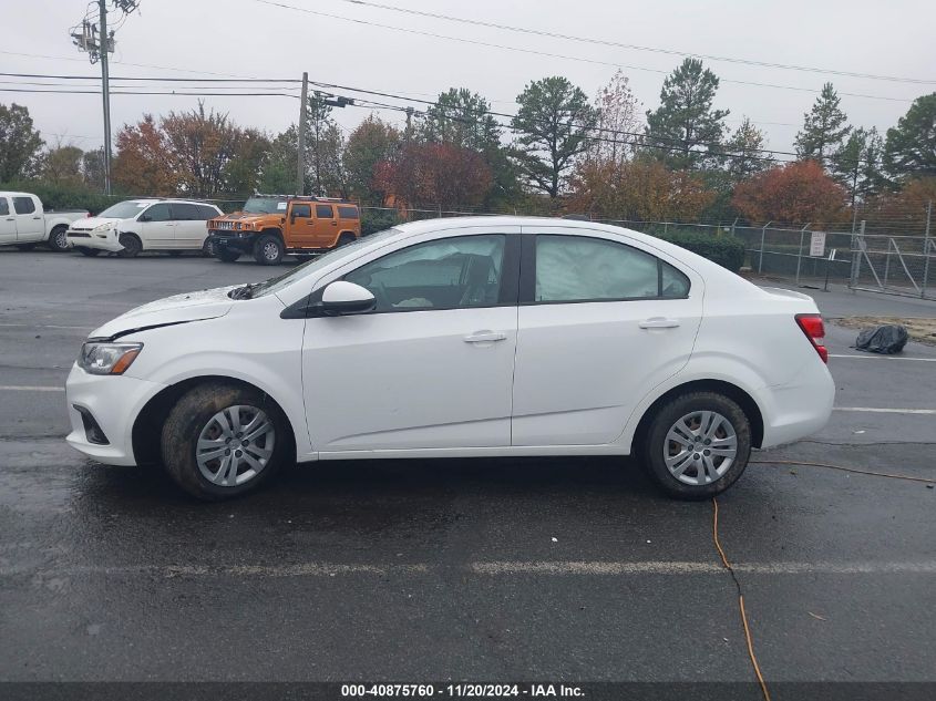 2017 Chevrolet Sonic Ls Auto VIN: 1G1JB5SH0H4163422 Lot: 40875760