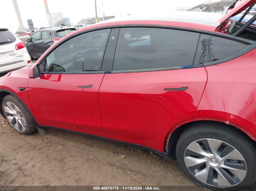 2023 Tesla Model Y Awd/Long Range Dual Motor All-Wheel Drive VIN: 7SAYGDEE7PF674249 Lot: 40875770