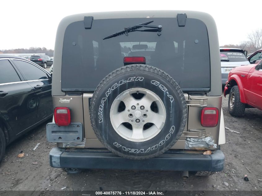 2003 Jeep Wrangler Sahara VIN: 1J4FA59S83P343234 Lot: 40875776