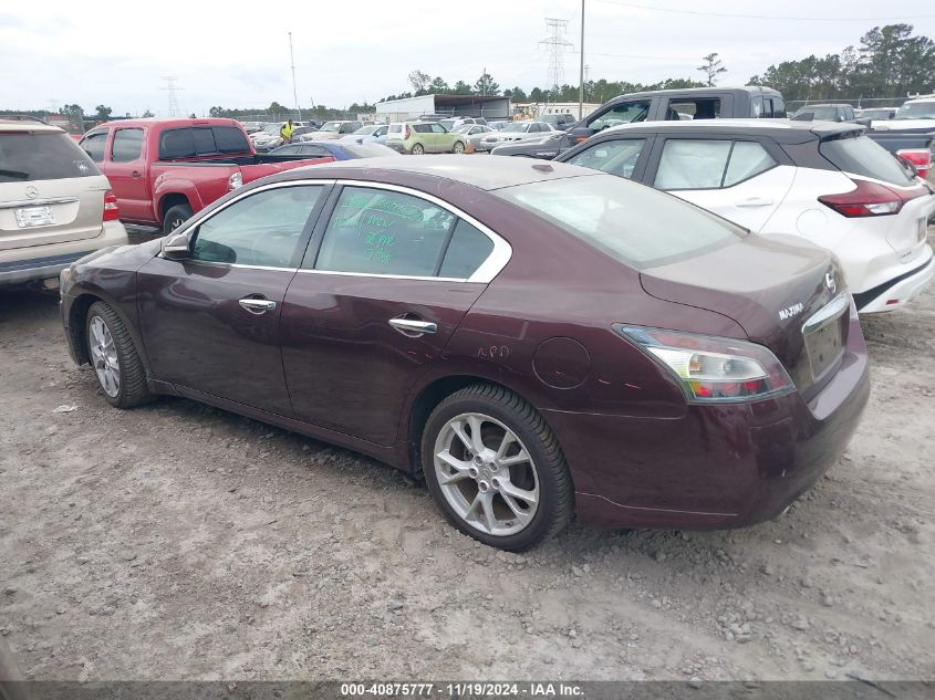 2014 Nissan Maxima 3.5 Sv VIN: 1N4AA5AP5EC905890 Lot: 40875777