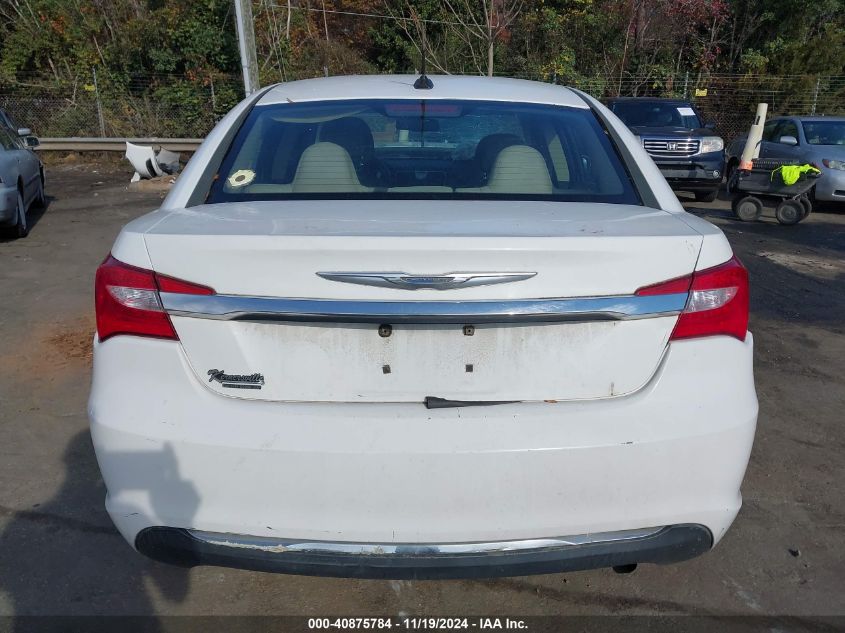 2012 Chrysler 200 Touring VIN: 1C3CCBBB3CN130820 Lot: 40875784