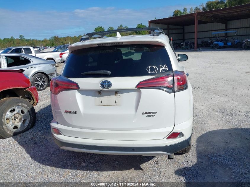 2016 Toyota Rav4 Limited VIN: 2T3DFREV7GW481217 Lot: 40875812