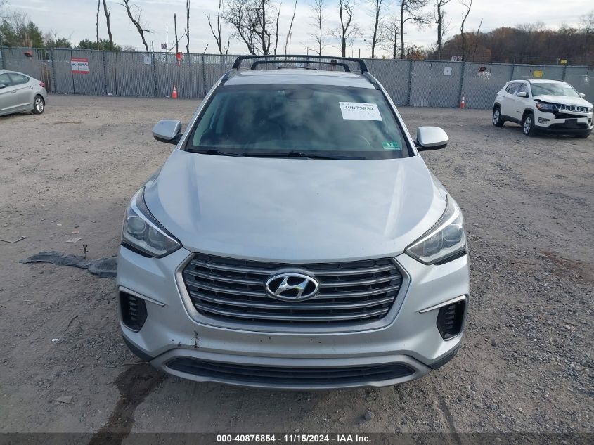 2017 Hyundai Santa Fe Se VIN: KM8SMDHF0HU209297 Lot: 40875854