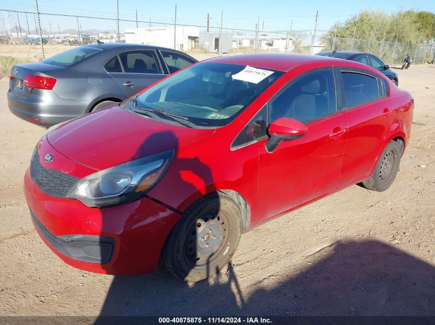 2013 Kia Rio Lx VIN: KNADM4A31D6280873 Lot: 40875875