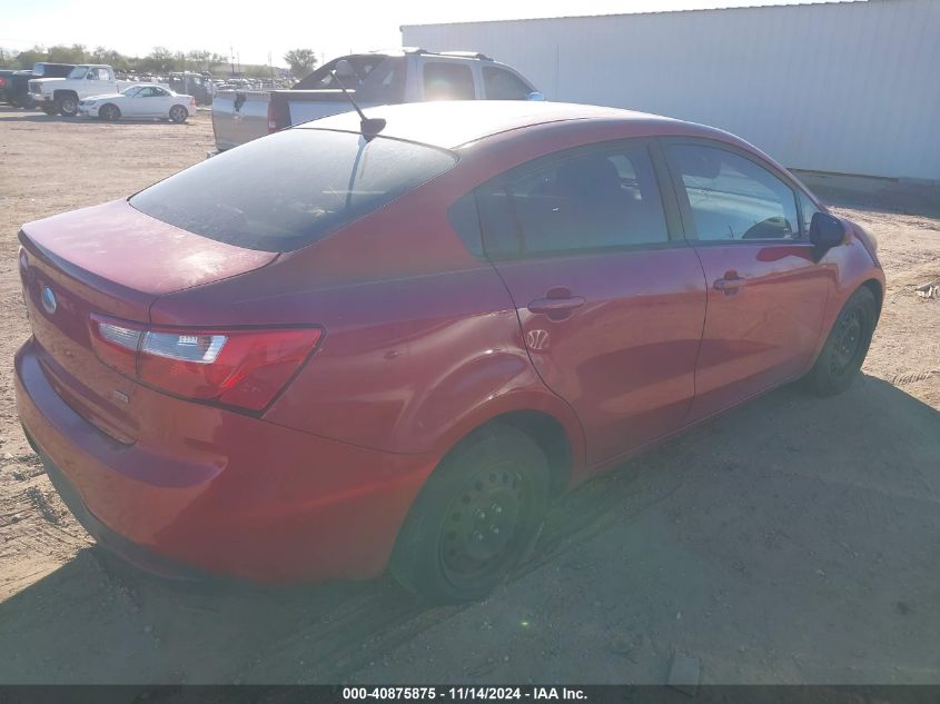 2013 KIA RIO VIN: KNADM4A31D6280873