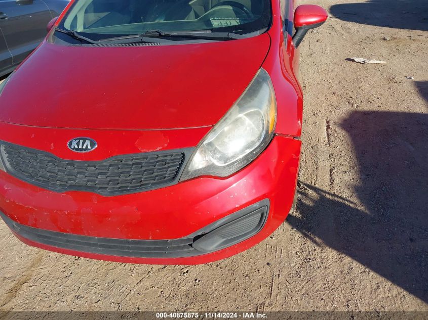 2013 KIA RIO VIN: KNADM4A31D6280873