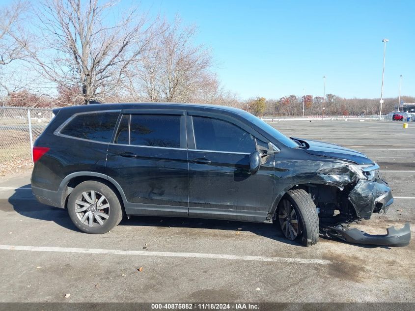 2019 Honda Pilot Ex VIN: 5FNYF6H30KB046399 Lot: 40875882