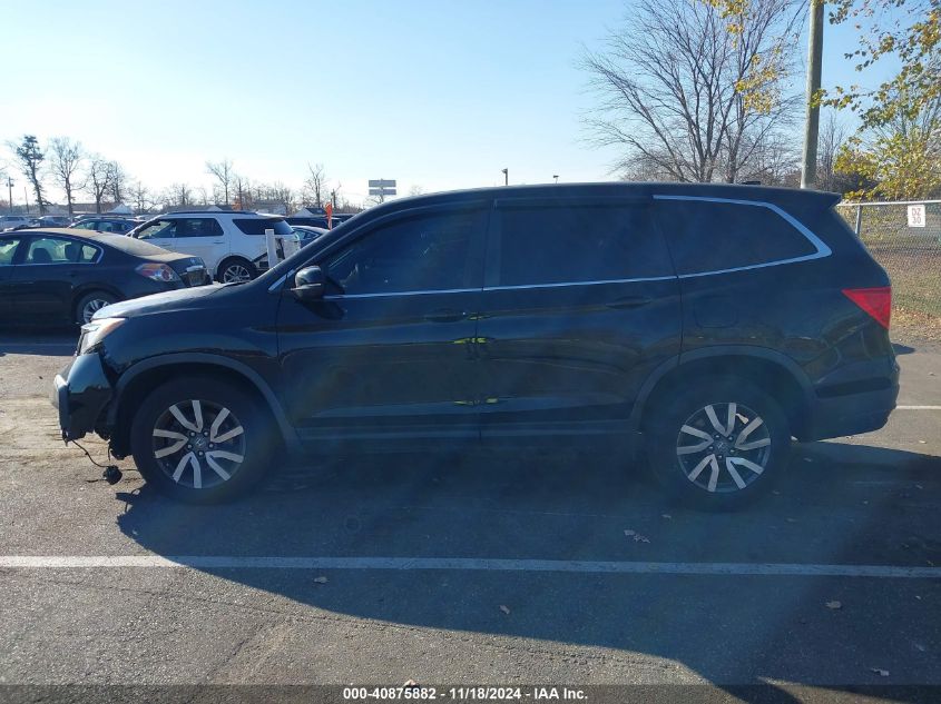 2019 Honda Pilot Ex VIN: 5FNYF6H30KB046399 Lot: 40875882