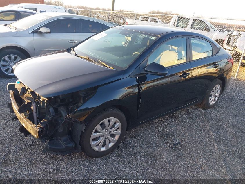 VIN 3KPC24A63ME135262 2021 Hyundai Accent, SE no.2