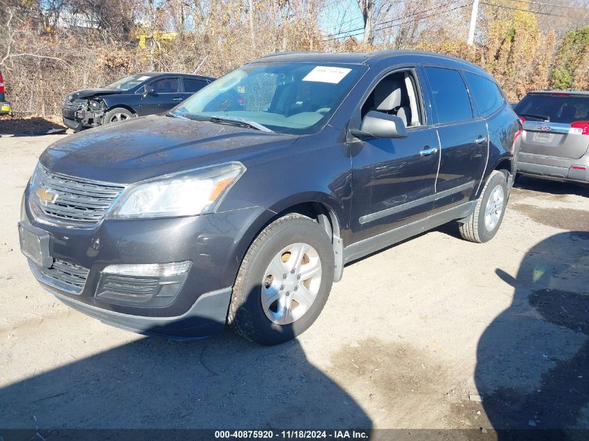 VIN 1GNKRFED1EJ366460 2014 Chevrolet Traverse, LS no.2