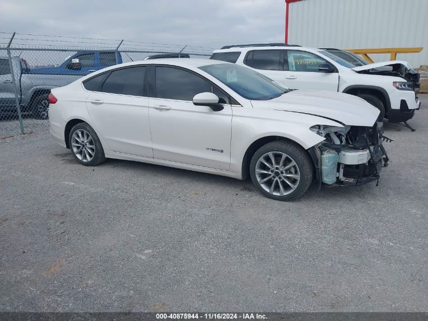 2017 Ford Fusion Hybrid Se VIN: 3FA6P0LU0HR264244 Lot: 40875944