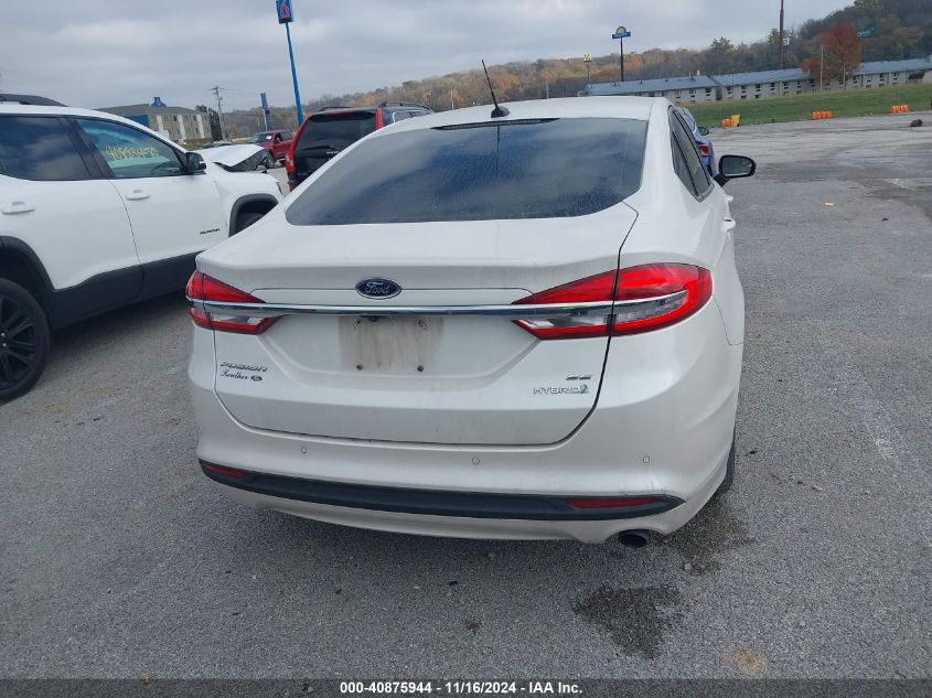 VIN 3FA6P0LU0HR264244 2017 FORD FUSION HYBRID SE