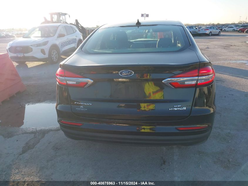 VIN 3FA6P0LUXKR222672 2019 FORD FUSION HYBRID no.16