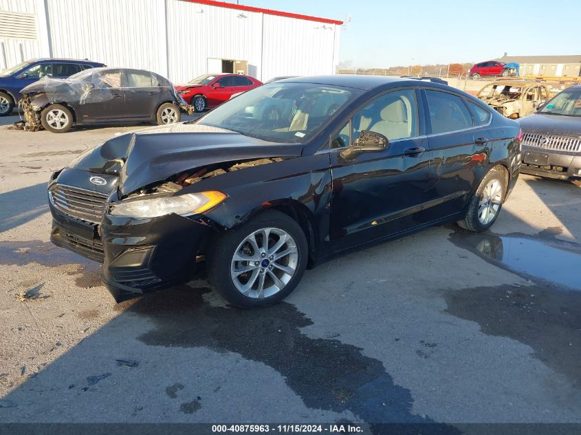 VIN 3FA6P0LUXKR222672 2019 FORD FUSION HYBRID no.2