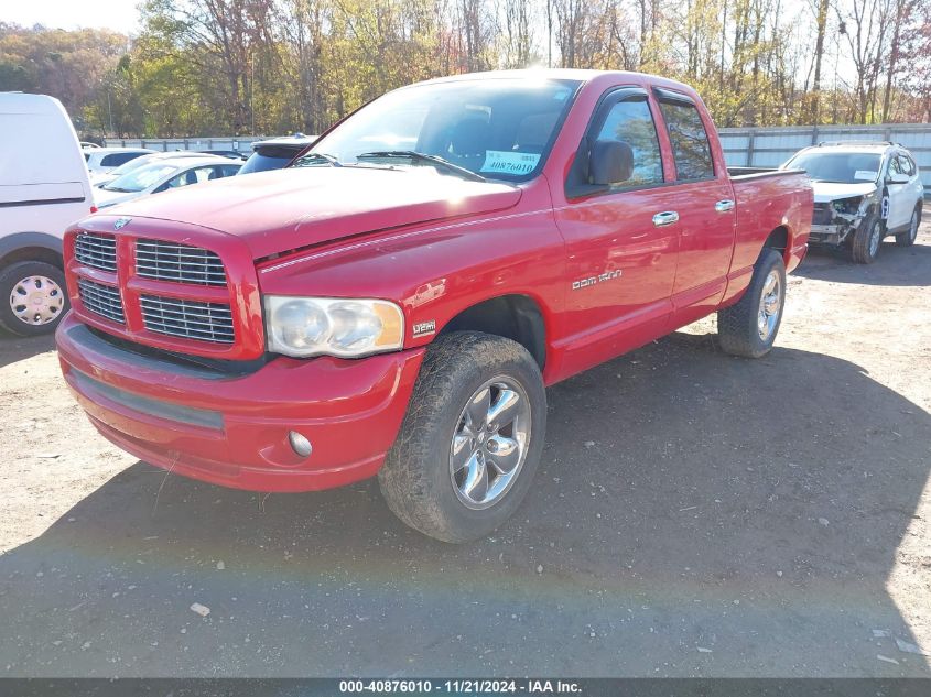 2005 Dodge Ram 1500 Slt/Laramie VIN: 1D7HU18D45S259838 Lot: 40876010