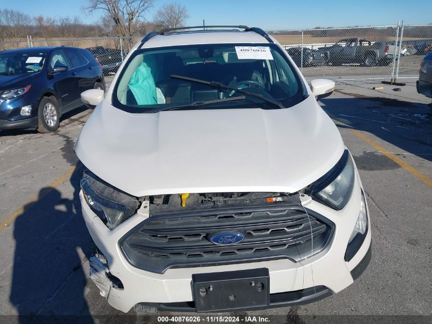 2018 Ford Ecosport Ses VIN: MAJ6P1CL2JC188690 Lot: 40876026