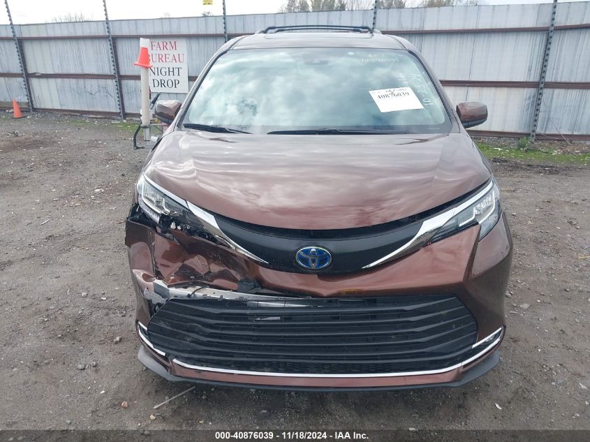 2023 Toyota Sienna Xle VIN: 5TDJRKEC1PS150893 Lot: 40876039