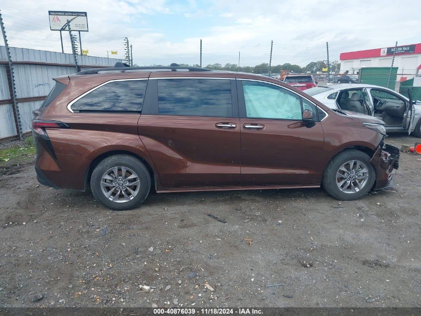 2023 Toyota Sienna Xle VIN: 5TDJRKEC1PS150893 Lot: 40876039