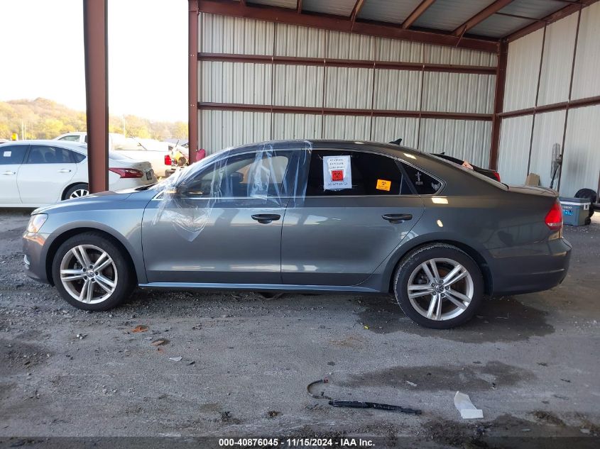 2014 Volkswagen Passat 2.0L Tdi Se VIN: 1VWBN7A32EC059503 Lot: 40876045