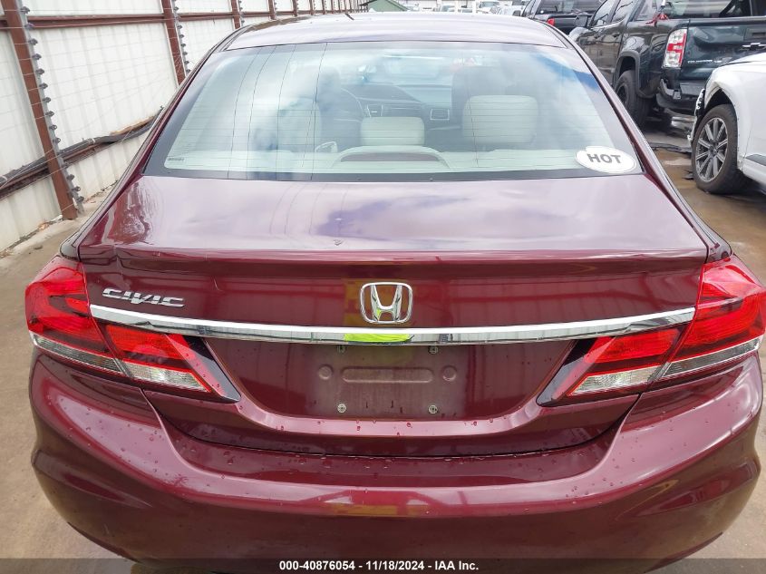 2015 Honda Civic Exl VIN: 19XFB2F9XFE077917 Lot: 40876054