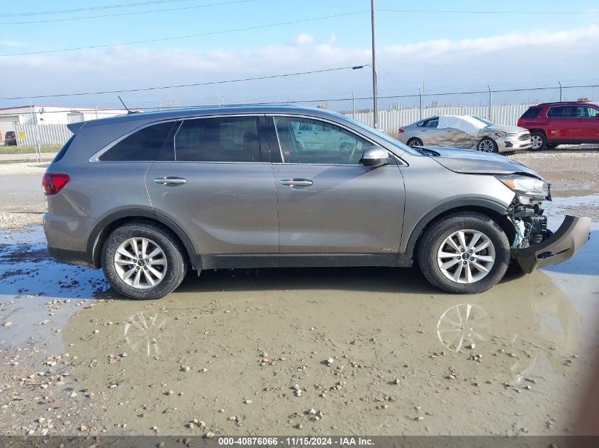 2019 Kia Sorento 3.3L Lx VIN: 5XYPGDA59KG528452 Lot: 40876066