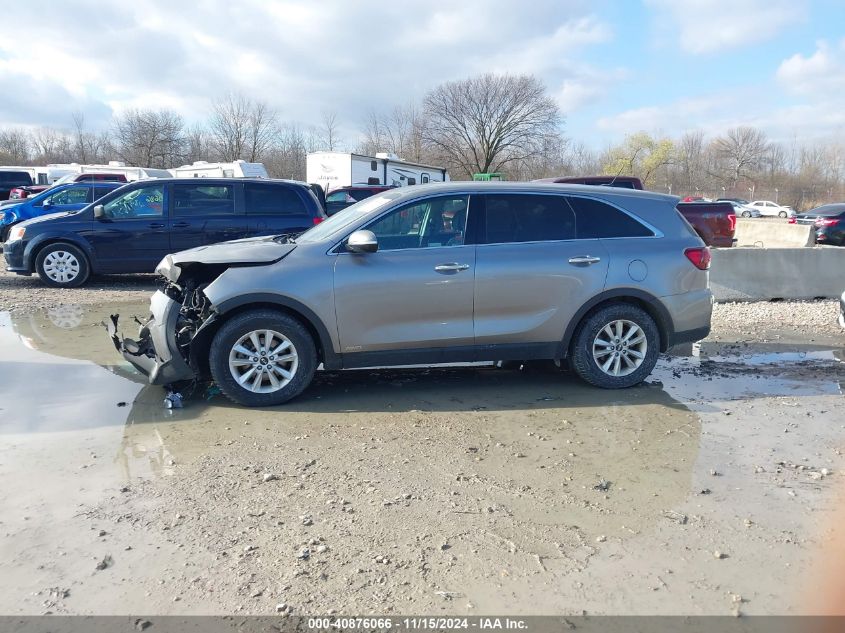 2019 Kia Sorento 3.3L Lx VIN: 5XYPGDA59KG528452 Lot: 40876066