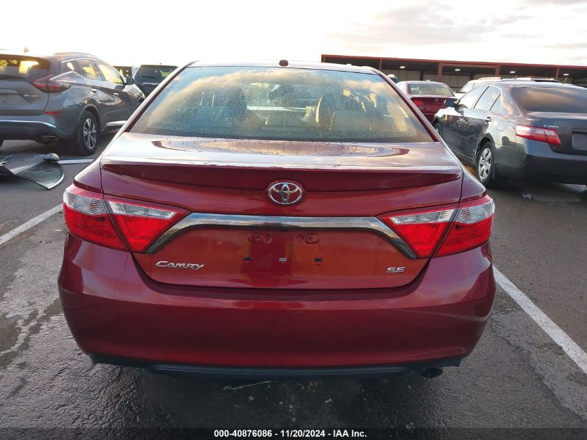 2015 Toyota Camry Se VIN: 4T1BF1FK8FU932630 Lot: 40876086