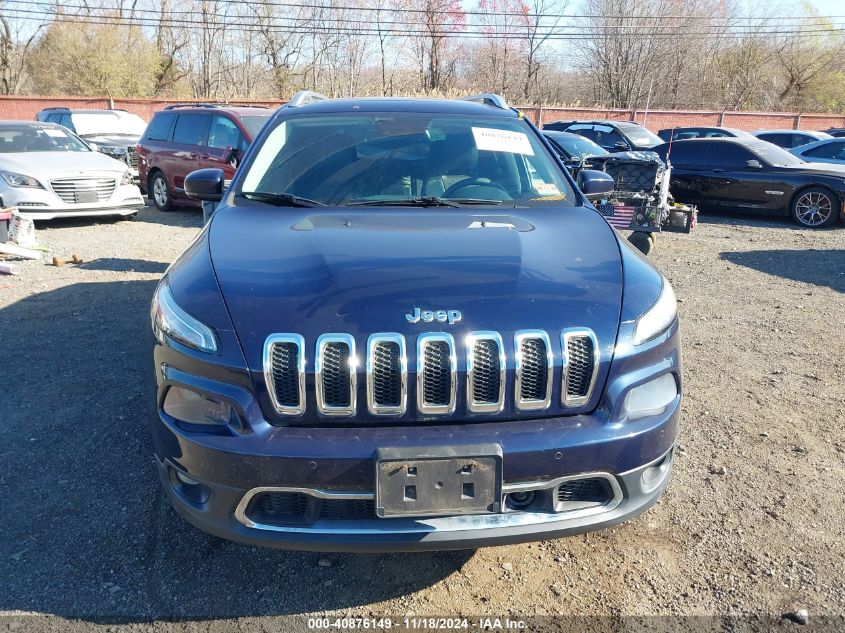 2014 Jeep Cherokee Limited VIN: 1C4PJMDS8EW184963 Lot: 40876149