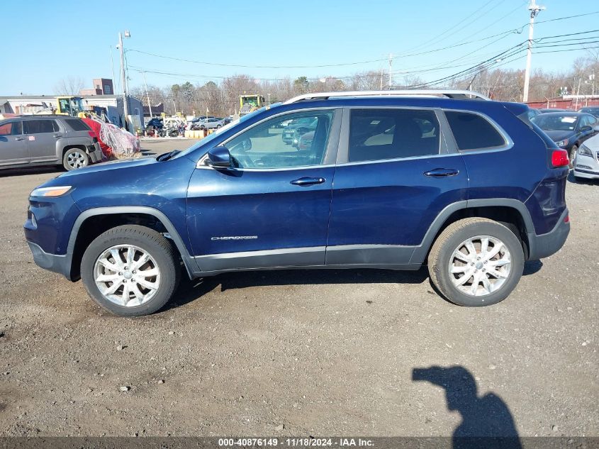 2014 Jeep Cherokee Limited VIN: 1C4PJMDS8EW184963 Lot: 40876149