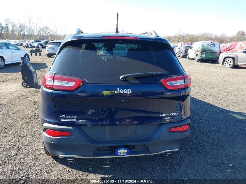 2014 Jeep Cherokee Limited VIN: 1C4PJMDS8EW184963 Lot: 40876149