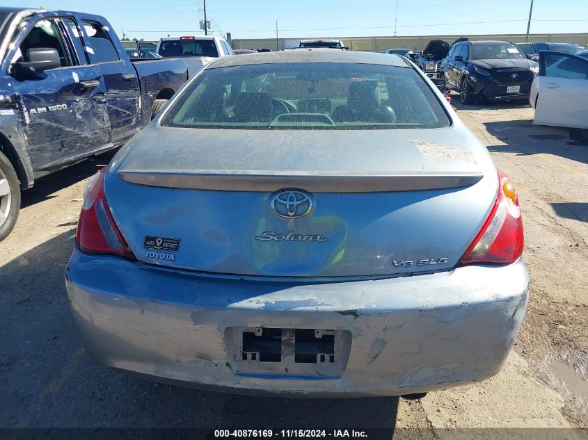 2005 Toyota Camry Solara Sle V6 VIN: 4T1CA30P35U051559 Lot: 40876169