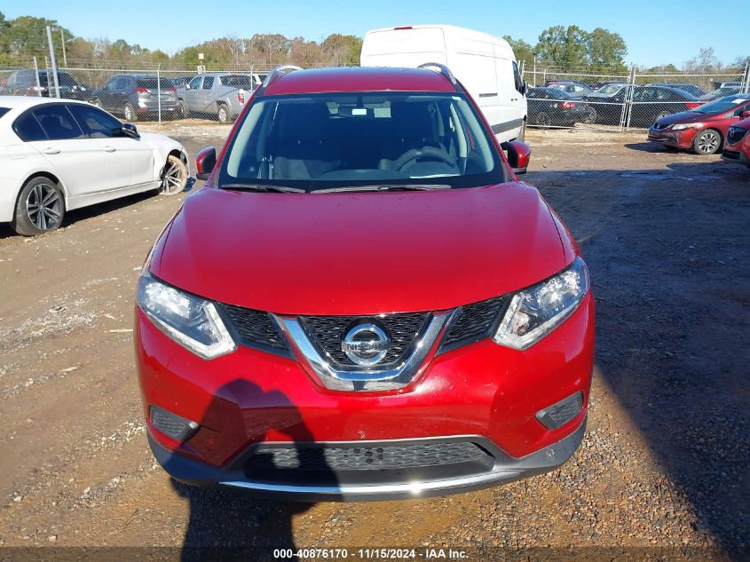 2015 Nissan Rogue Sv VIN: KNMAT2MT1FP571167 Lot: 40876170