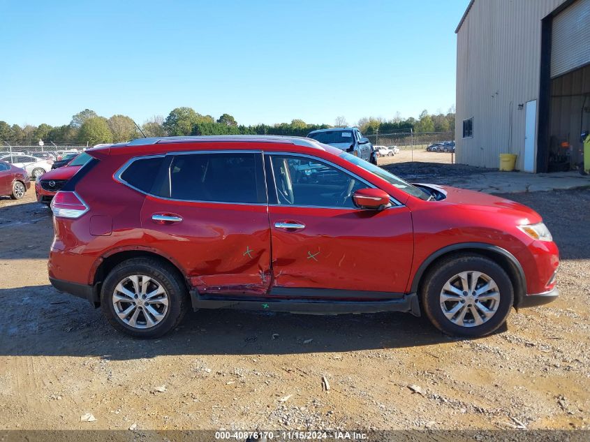 2015 Nissan Rogue Sv VIN: KNMAT2MT1FP571167 Lot: 40876170