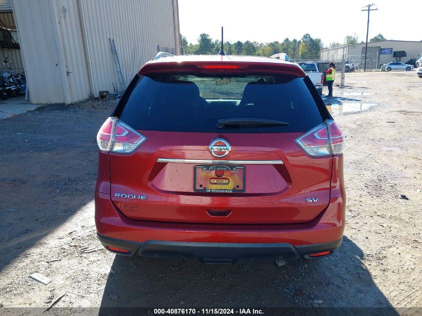 2015 Nissan Rogue Sv VIN: KNMAT2MT1FP571167 Lot: 40876170