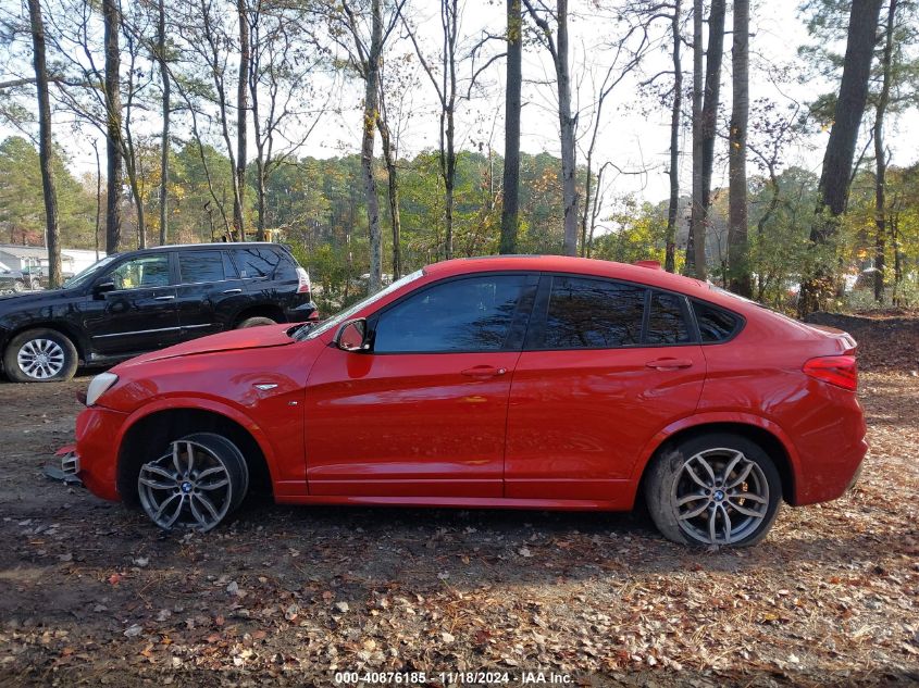 2017 BMW X4 M40I VIN: 5UXXW7C5XH0U25832 Lot: 40876185