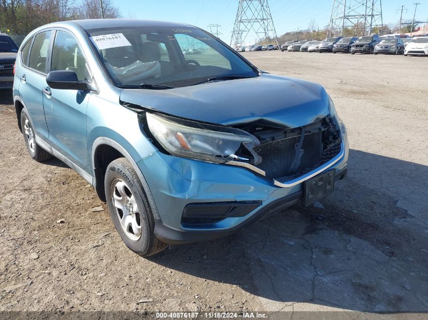 2015 Honda Cr-V Lx VIN: 2HKRM3H38FH500818 Lot: 40876187