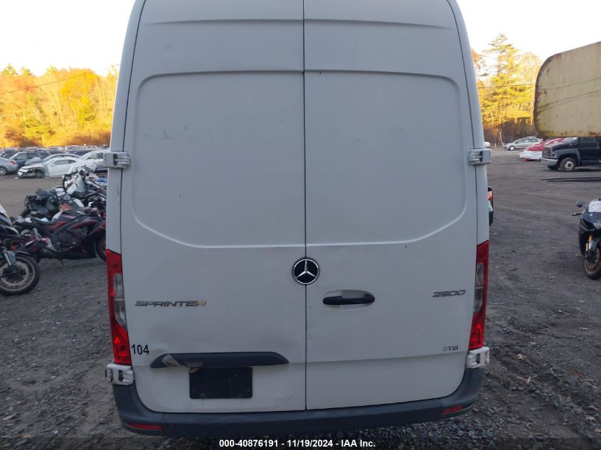 2019 Mercedes-Benz Sprinter 2500 High Roof V6 VIN: WD4PF1CD0KT011539 Lot: 40876191