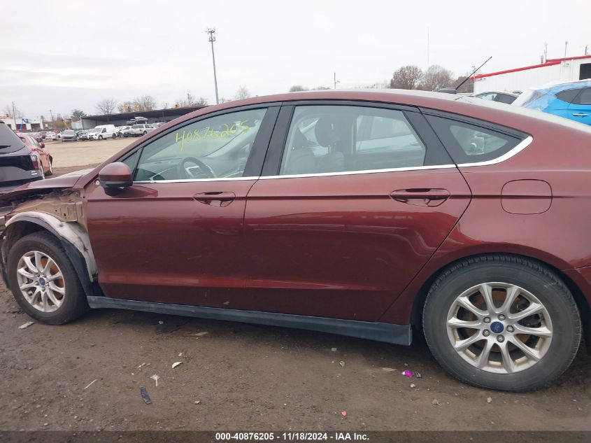 2015 Ford Fusion S VIN: 3FA6P0G79FR204366 Lot: 40876205