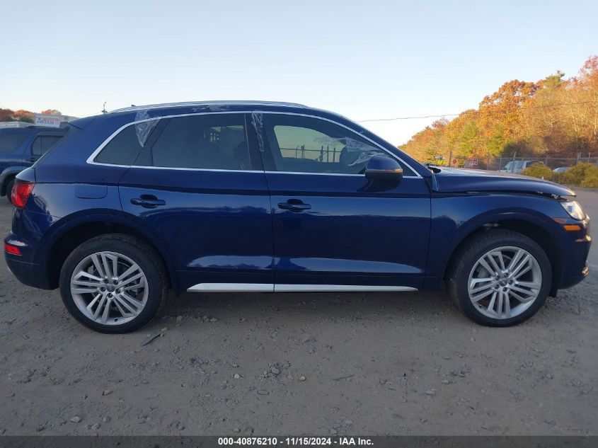 2018 Audi Q5 2.0T Premium/2.0T Tech Premium VIN: WA1BNAFY3J2005769 Lot: 40876210