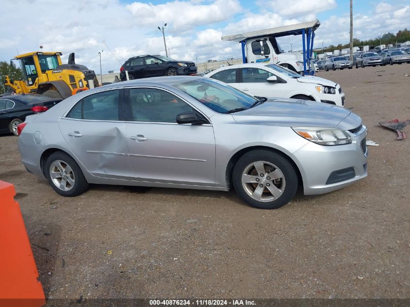 2015 Chevrolet Malibu Ls VIN: 1G11B5SLXFF312179 Lot: 40876234