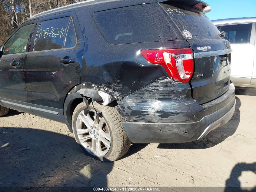 2017 Ford Explorer Xlt VIN: 1FM5K8D83HGA25407 Lot: 40876240