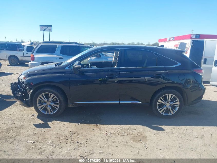 2014 Lexus Rx 450H VIN: JTJZB1BA2E2009899 Lot: 40876250